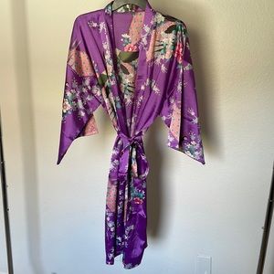 Purple M. M Robe